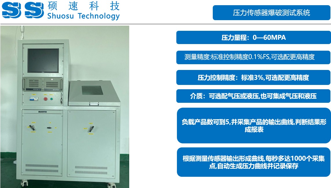 压力传感器爆破测试系统